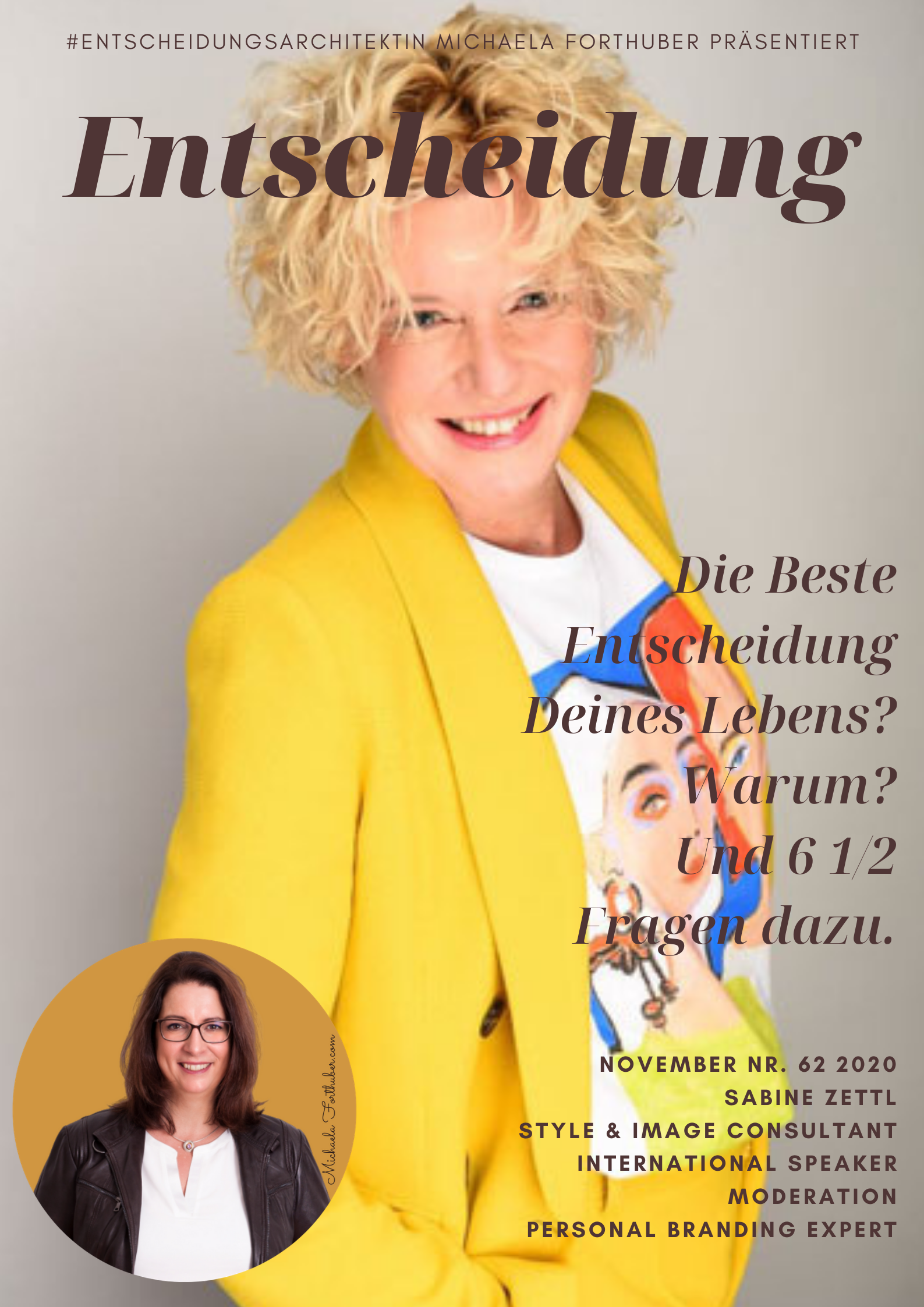 Blog Interview Entscheiden Cover Michaela Forthuber #Entscheidungsarchitektin mit Sabine Zettl