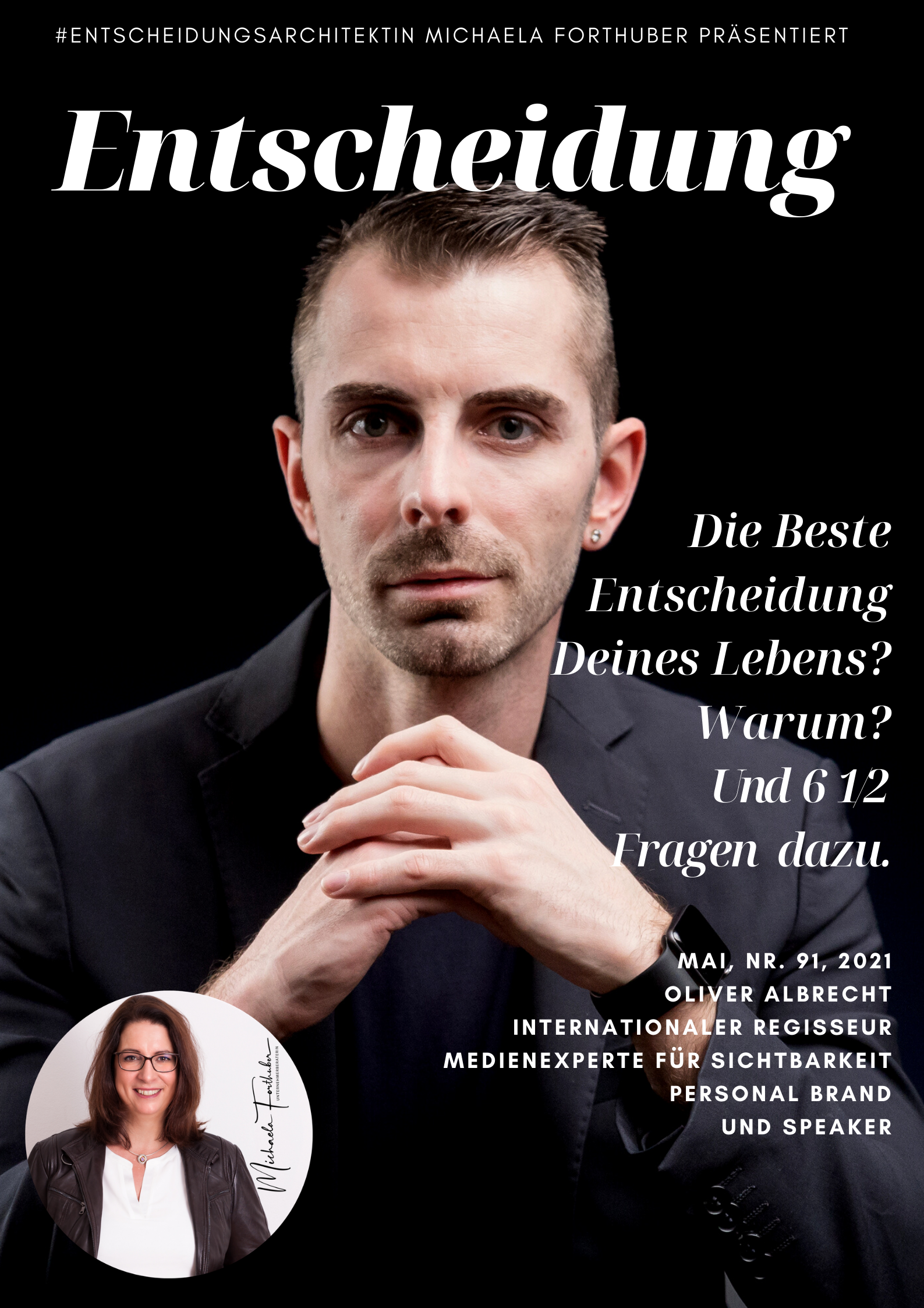 Cover Blog Beste Entscheidung deines Lebens mit Michaela Forthuber #Entscheidungsarchitektin und Oliver Albrecht