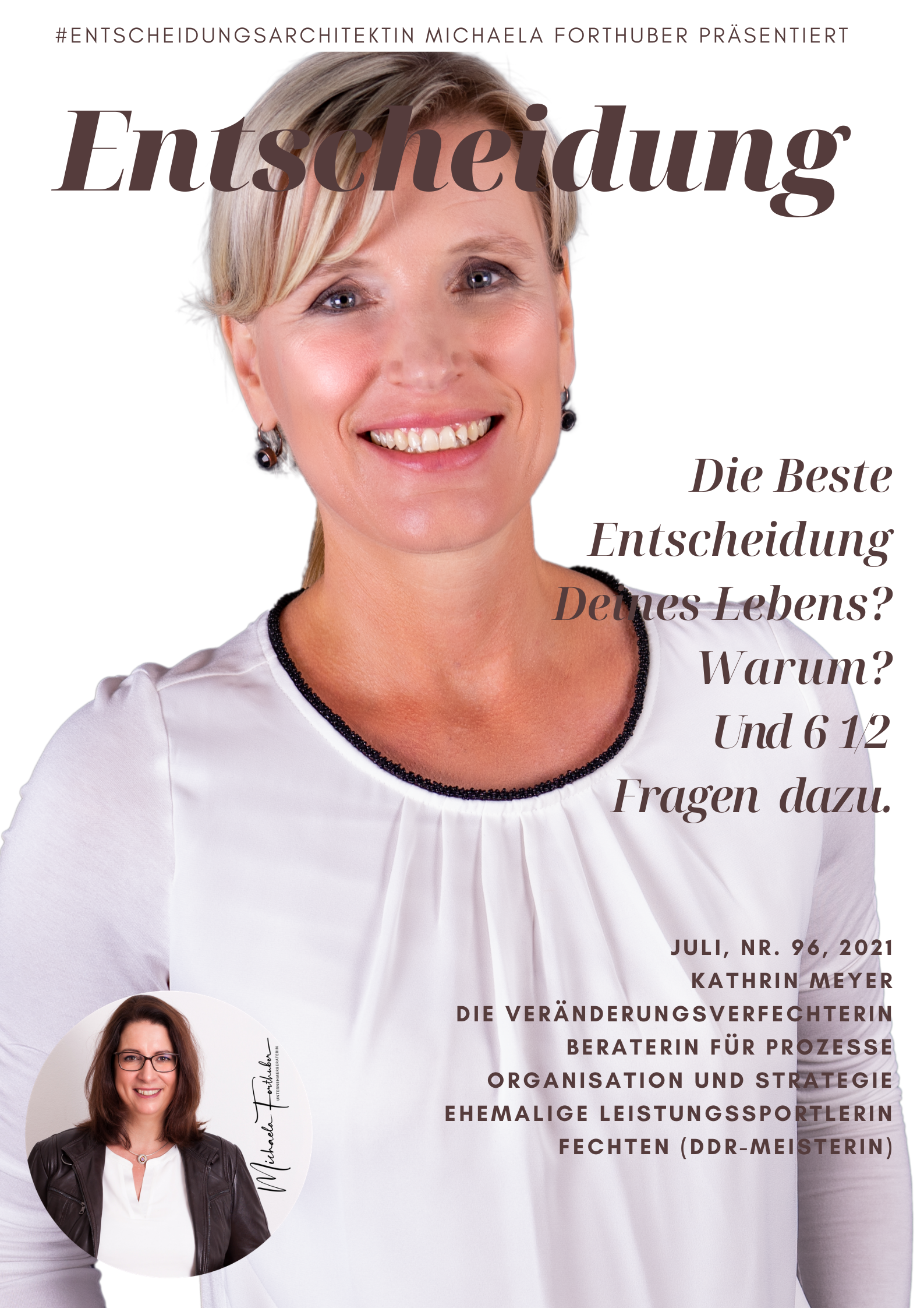 Blog Interview Entscheiden Cover Michaela Forthuber #Entscheidungsarchitektin mit Kathrin Meyer