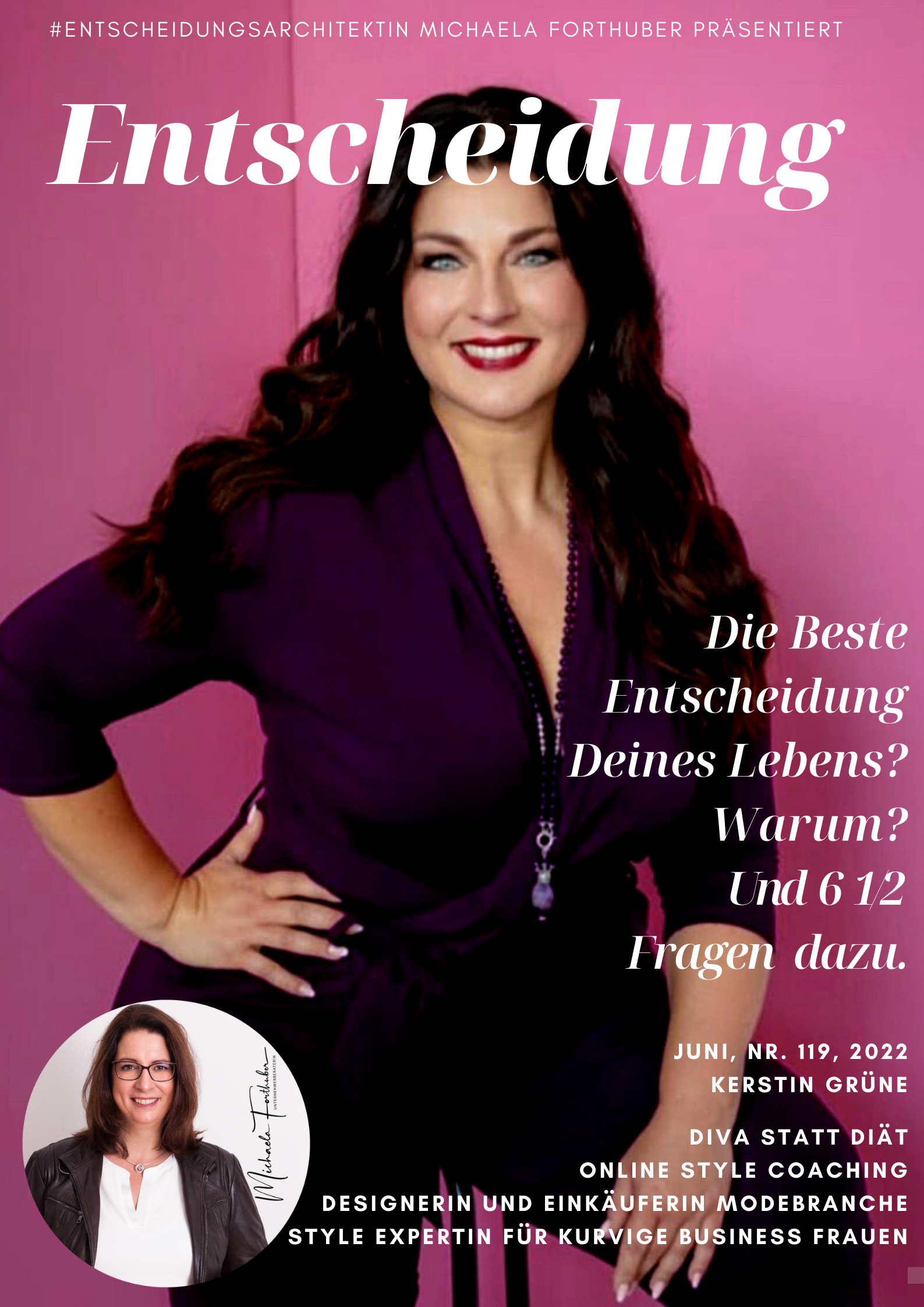 Blog Interview Entscheiden Cover Michaela Forthuber #Entscheidungsarchitektin mit Kerstin Grüne